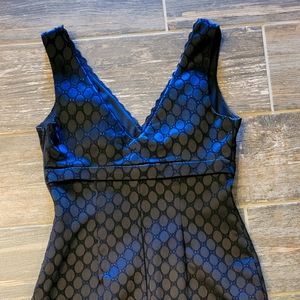 Connected Petite Black Cocktail Dress 8P